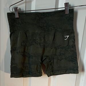 Gym shark green spandex shorts